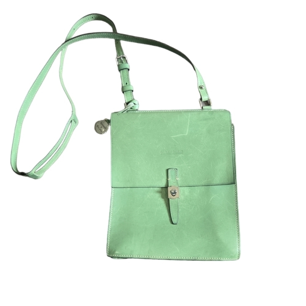 Rare Vintage Dooney & Bourke Green Alto Collection Bag Crossbody bag I2150557